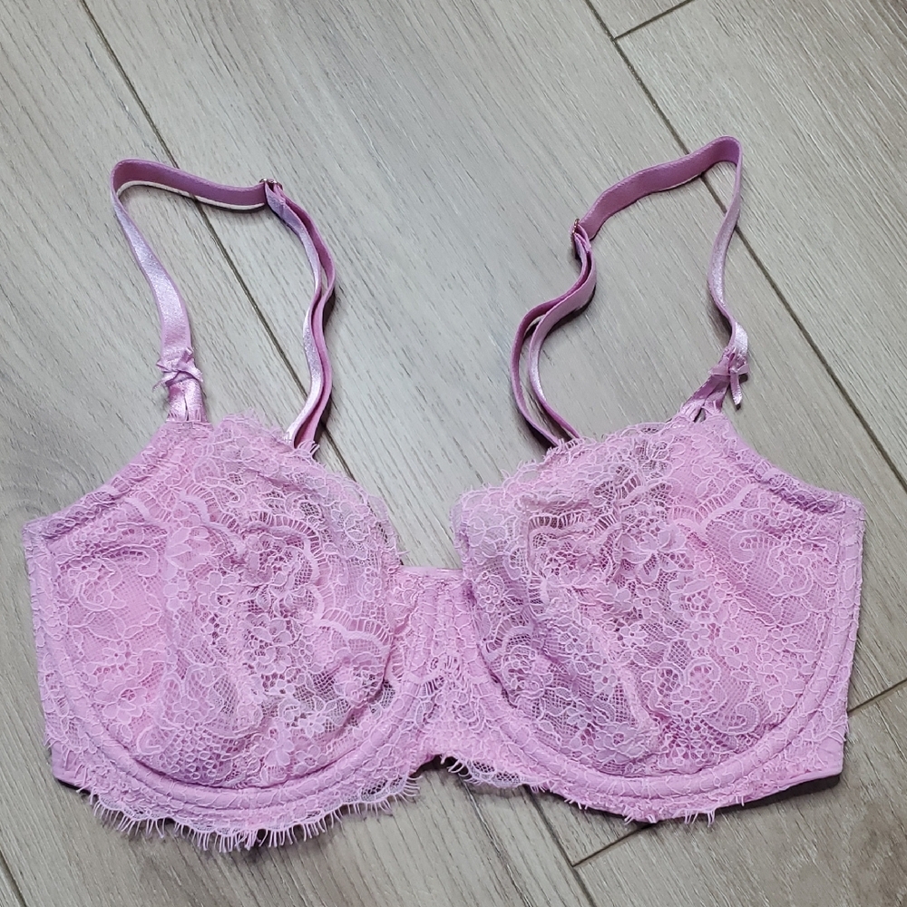 Victoria's Secret Dream Angels Push Up Without Padding Lace Bra 36DD